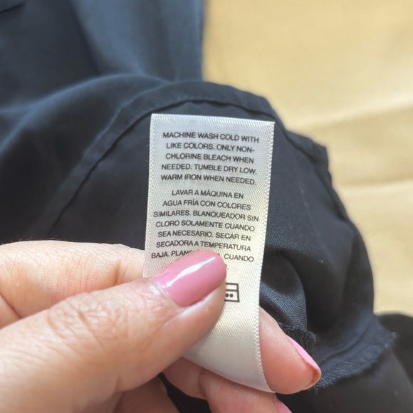 Scoop Women's Black Button Down Shirt - Picture 5 of 16